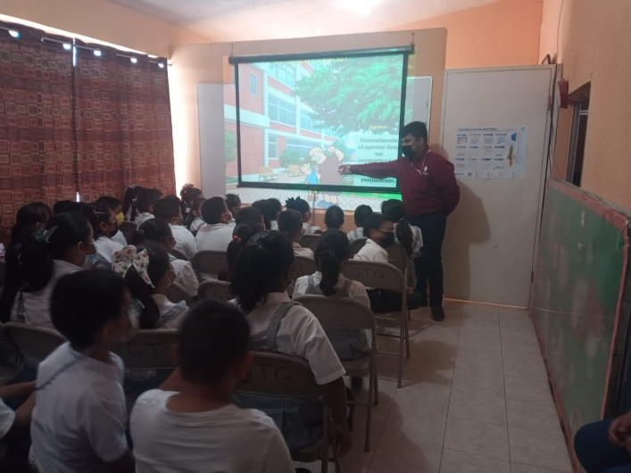 Previene Gobierno Municipal prácticas antisociales con pláticas de sensibilización en primarias 