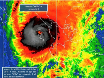 “Willa” tocará tierra a las 19:00 horas en Sinaloa
