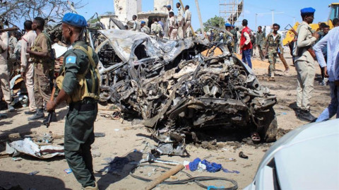 Se eleva a más de  100 el número de muertos tras atentado en Somalia