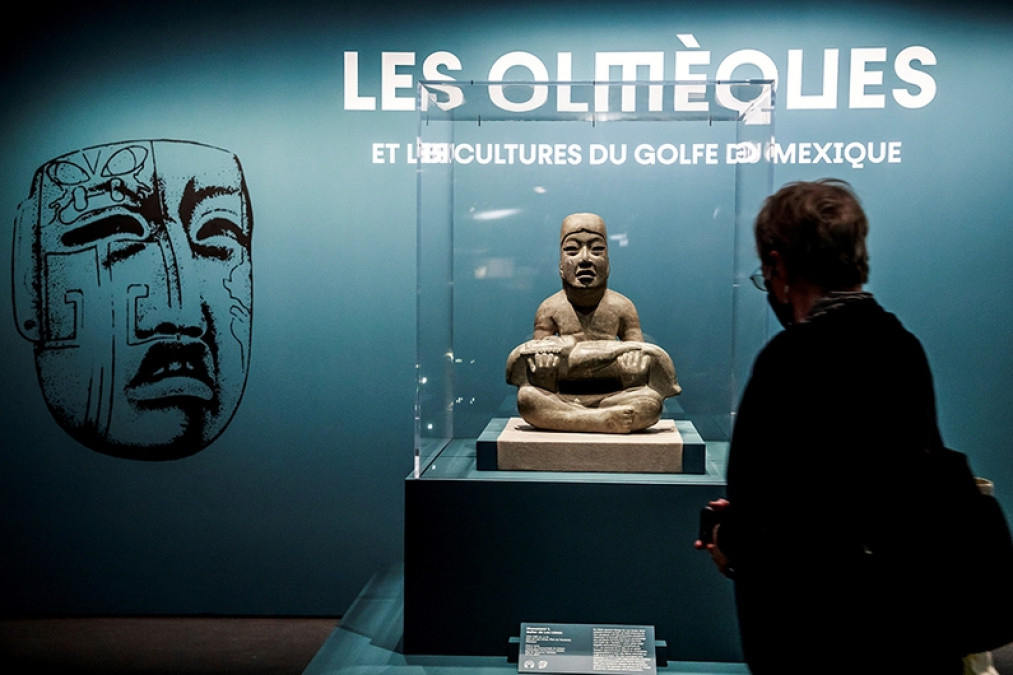 Exposición de Cultura Olmeca en museo de París