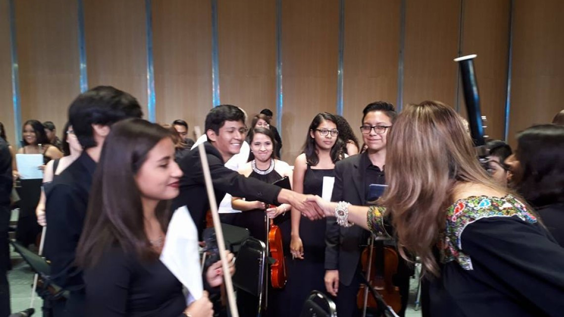 Maki agradece invitación al "Encuentro de la Juventud Sinfónica Tamaulipeca"