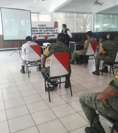 Fiscalia General de Justicia del Estado imparte curso de capacitación técnica