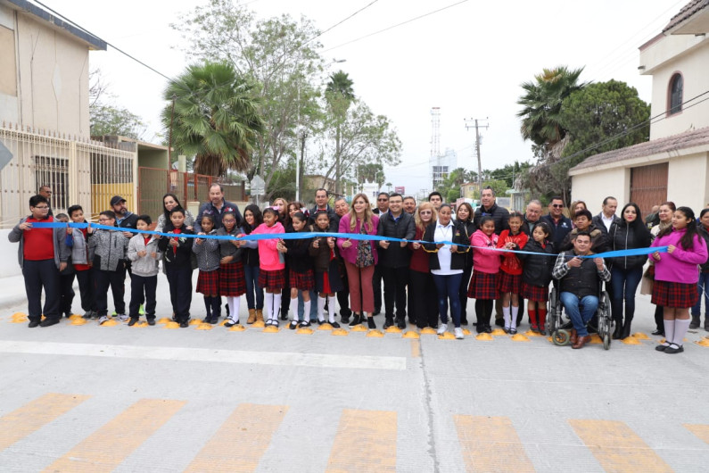 Inauguró Alcaldesa de Reynosa pavimentación de más de 7.5 mdp