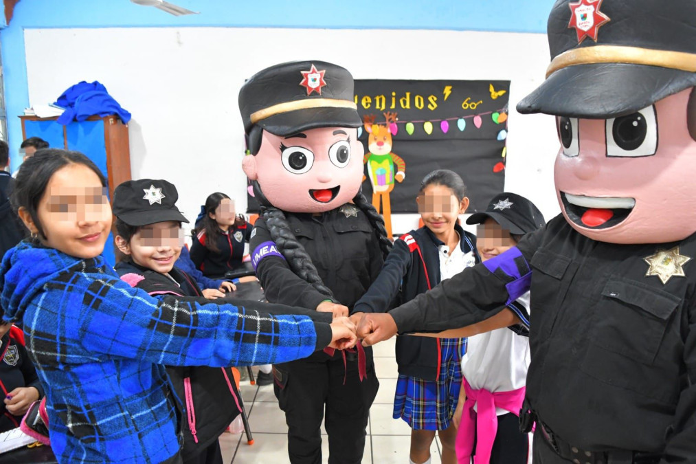 Destacan escuelas acciones de proximidad de la Guardia Estatal de Género