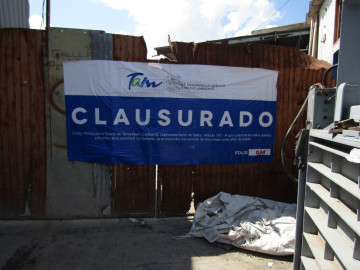 Clausurada la empresa reciclados Plásticos del Norte
