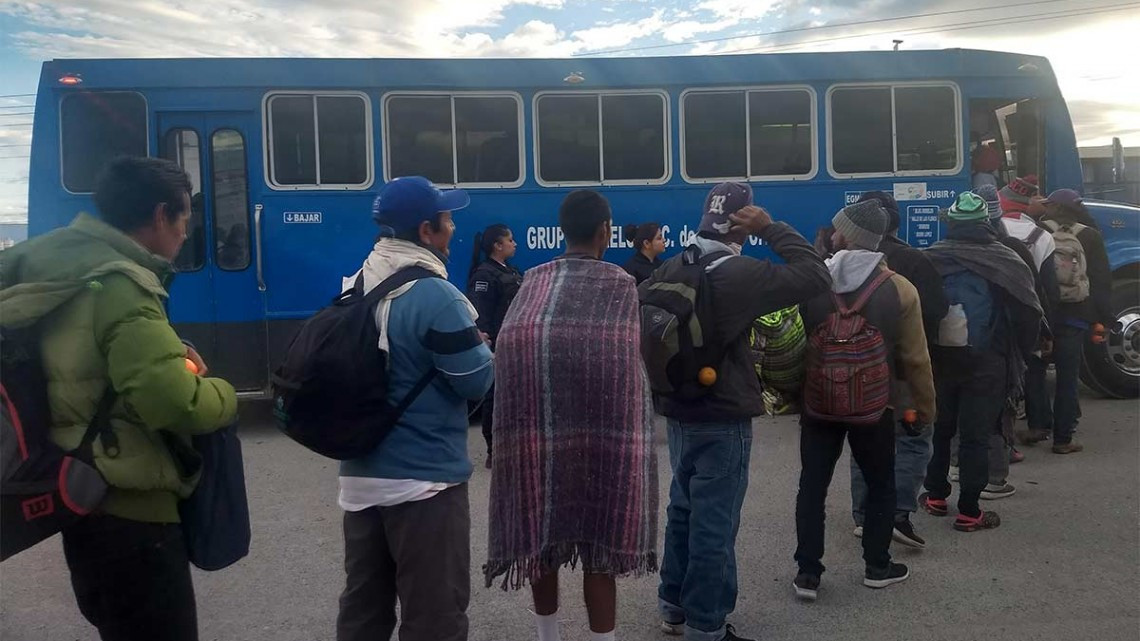 Inicia caravana migrante camino hacia Piedras Negras