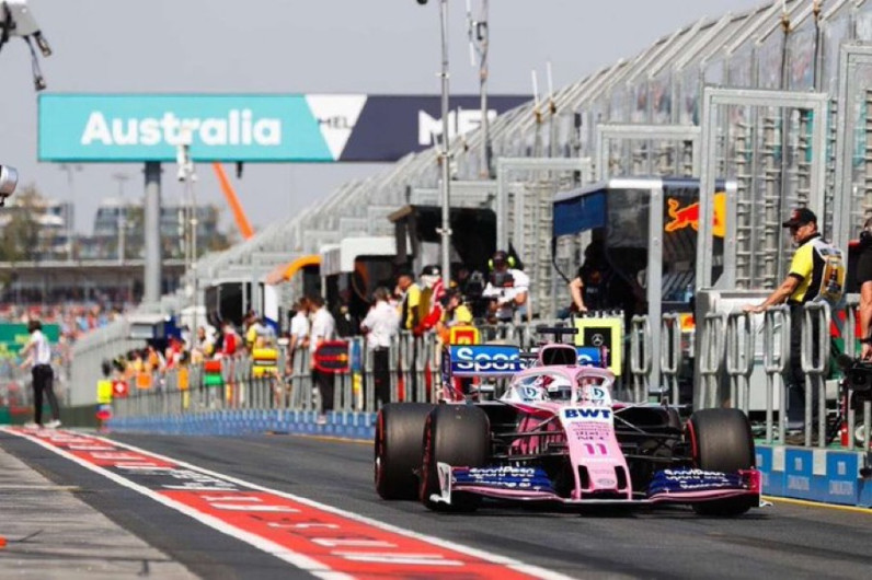 Sergio Pérez se coloca en los 10 primeros del Gran Premio de Australia