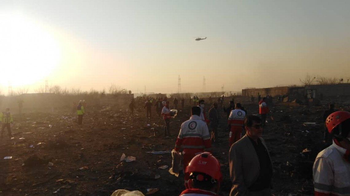 Se estrella avión con 180 personas en Irán, no hay sobrevivientes