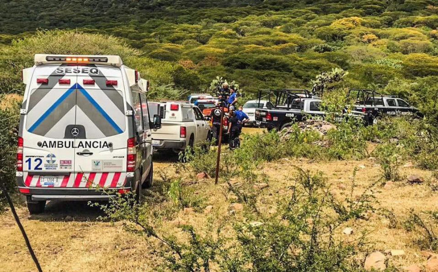 2 muertos por desplome de avioneta en Querétaro