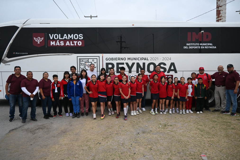Imparable apoyo al deporte escolar en Reynosa