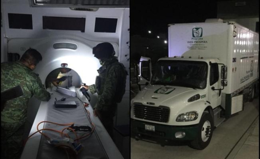 SEDENA decomisa 371 kg de cocaína en camión del IMSS Tamaulipas