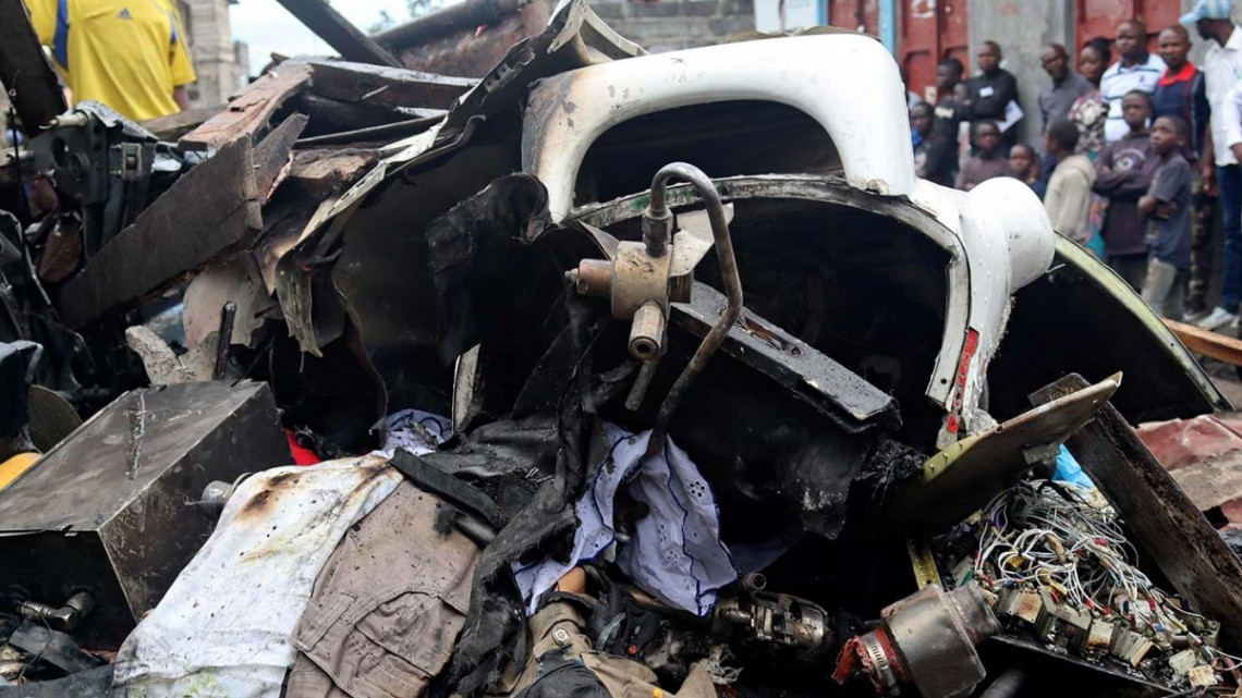 Accidente aéreo en el Congo deja 23 muertos