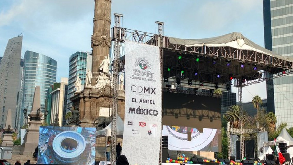 En el Ángel de la Independencia arranca la emoción nacional
