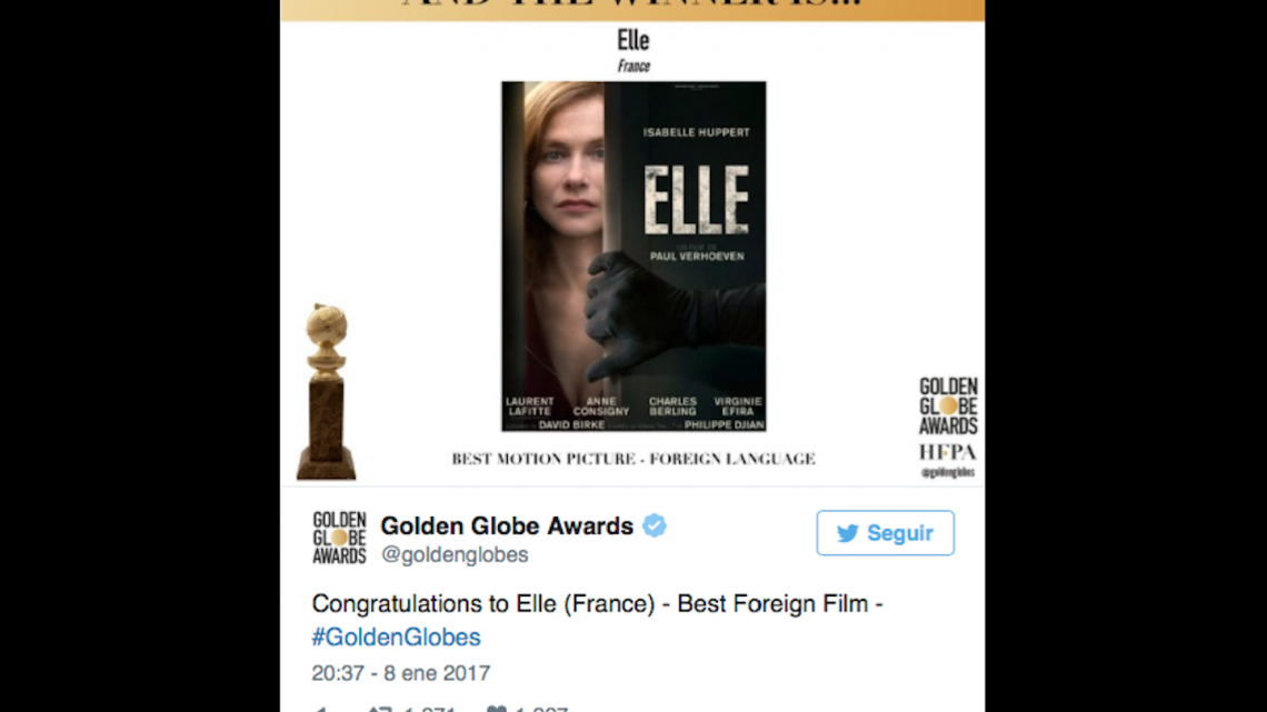 Ganadores de los Golden Globes