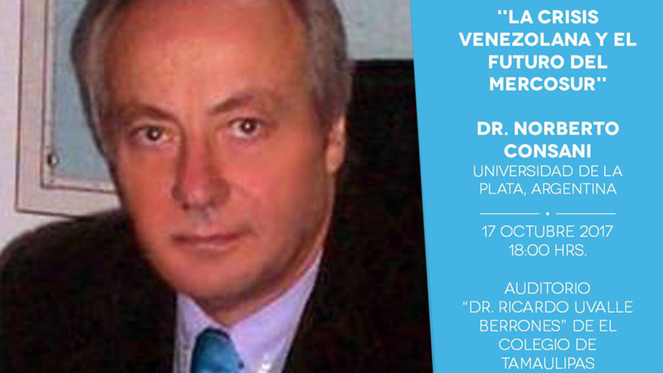 Firmarán convenio de colaboración Colegio de Tamaulipas y Universidad de la Plata, Argentina