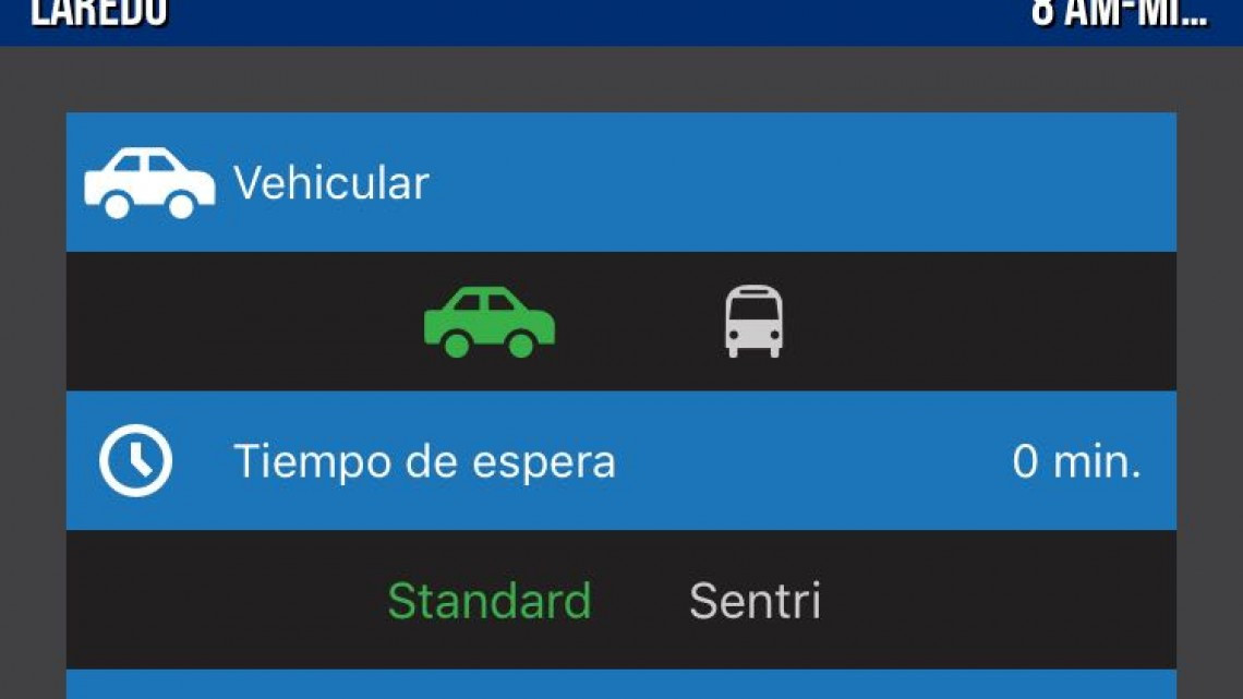 Tiempos de cruce en Puentes Internacionales