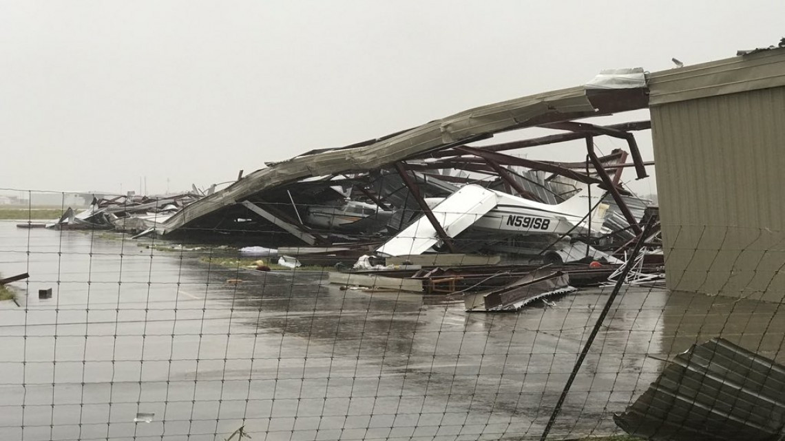 Las impactantes imágenes que dejó Harvey en Rockport,Texas