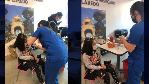 Laredo, Texas, invita a mexicanos a aplicarse la vacuna contra el COVID-19