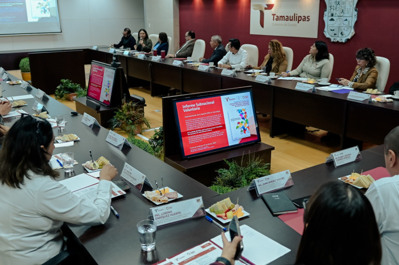 Realizan 1a. Sesión del Consejo Estatal de la Agenda 2030 en Tamaulipas