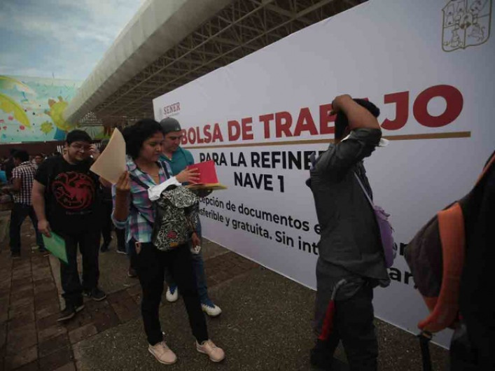 Continúa recepción de bolsa de trabajo en Dos Bocas