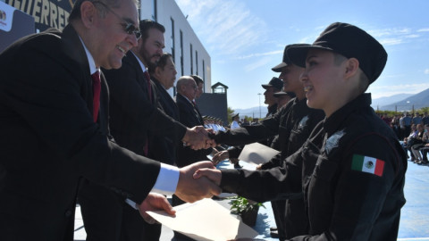 A sus 19 años, Giselth Robledo logra primer lugar en Curso de Formación Inicial de la Guardia Estatal