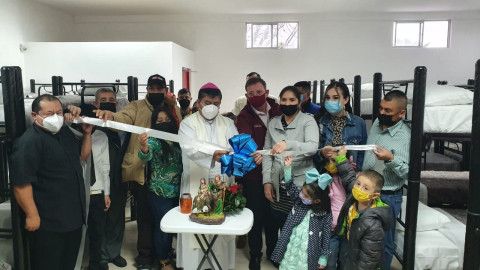 Inauguran espacio seguro en la Casa del Migrante para mujeres, niñas y niños 