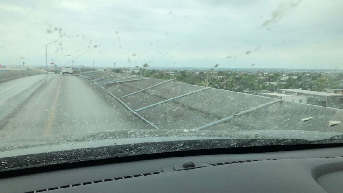 Tormenta causa destrozos en Nuevo Laredo
