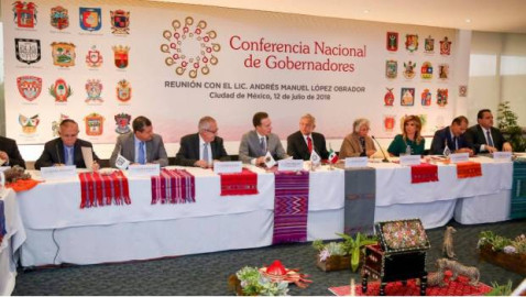 Gobernadores solicitan más recursos a AMLO