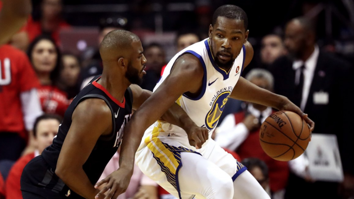 Warriors ganan el primer partido ante los Rockets en final Oeste de la NBA