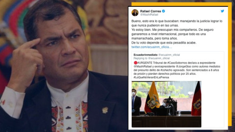 Condenan a 8 años de prisión al expresidente Rafael Correa por corrupción 