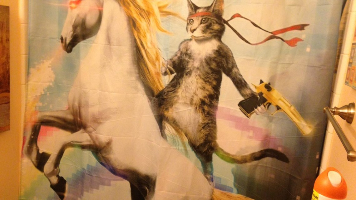 Las doce cortinas de baño que causan alegría en Twitter