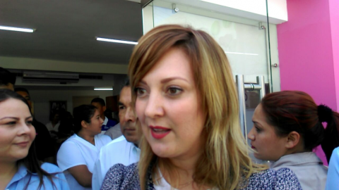 Sorpresiva visita de la presidenta de sistema DIF estatal