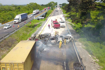 Seis muertos en un accidente carretero en Veracruz