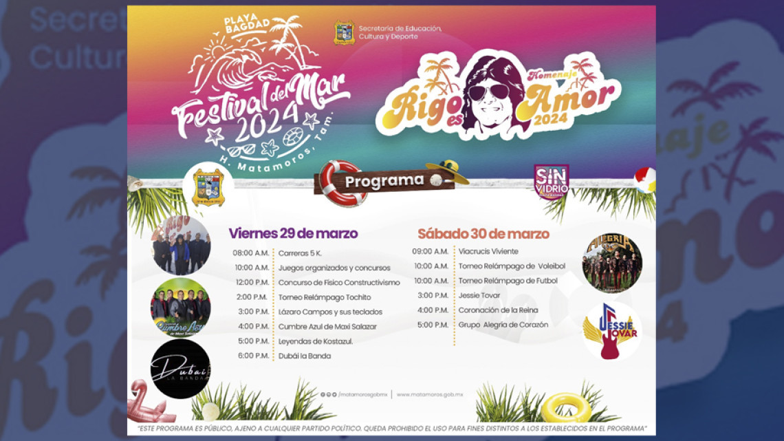 Anuncian "Festival del Amor" para conmemorar a Rigo Tovar