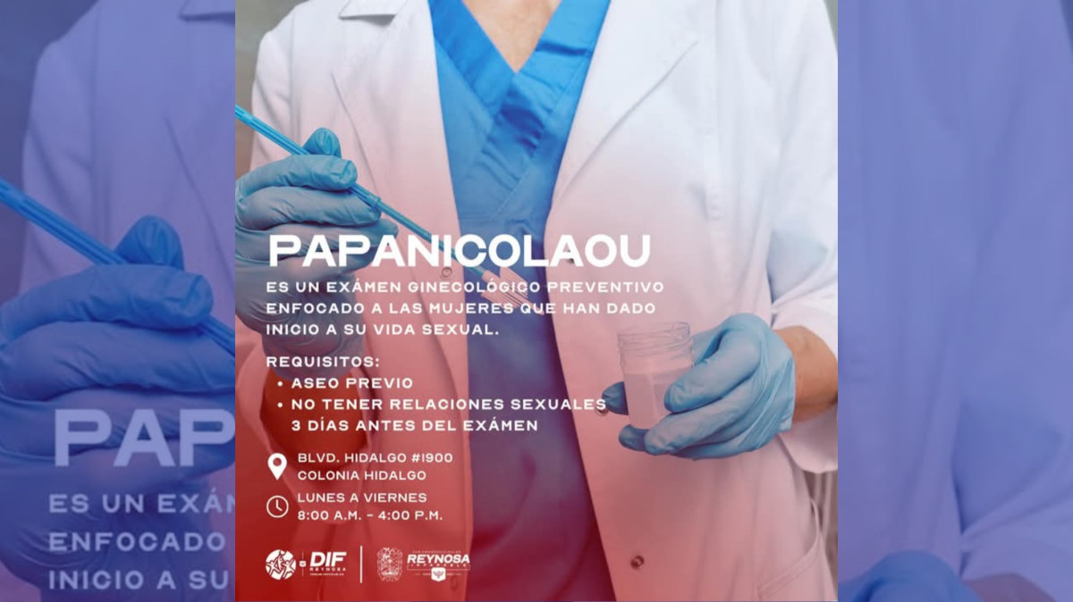 Invita DIF-Reynosa a realizarse el examen de Papanicolaou