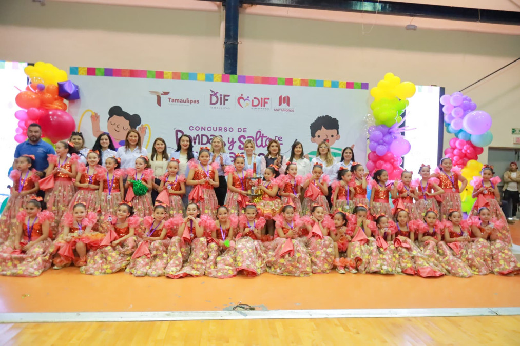 Felicita DIF-Reynosa a escuelas por avanzar a Etapa Estatal en el Concurso de Rondas Infantiles y Salto de Cuerda