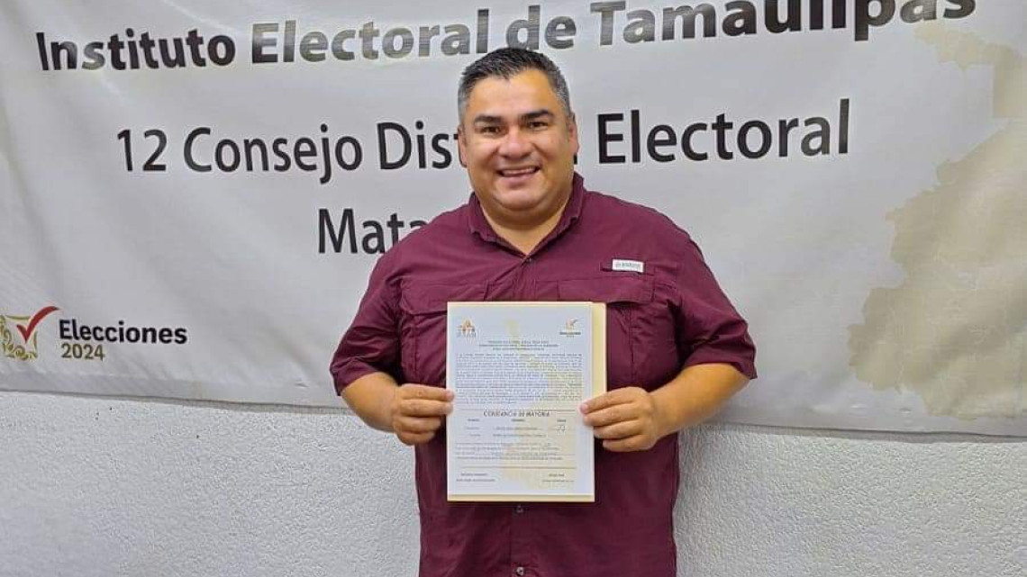 Reciben constancia de mayoría como diputados locales electos por Matamoros 