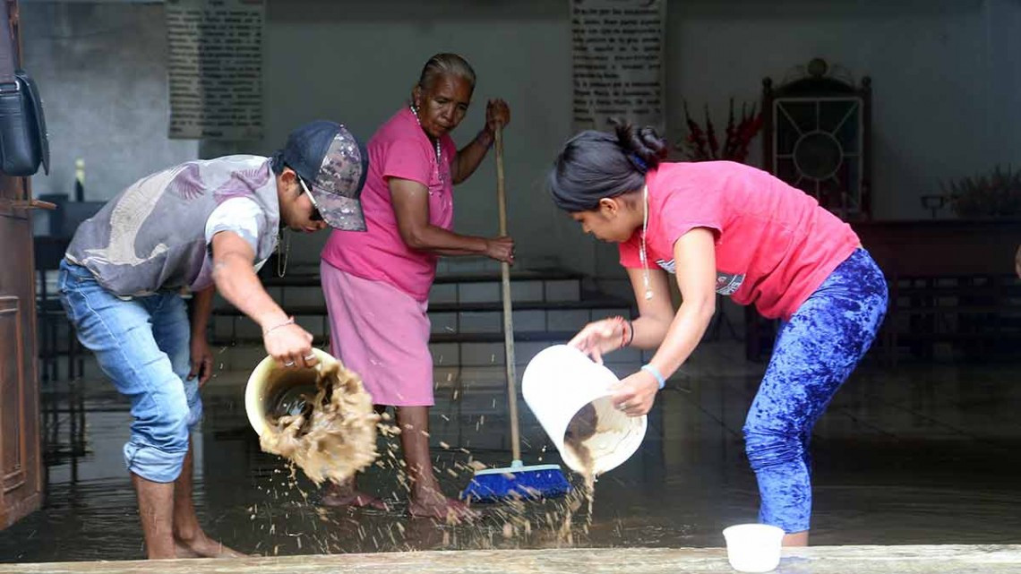 Cuernavaca sufre los estragos de las fuertes lluvias