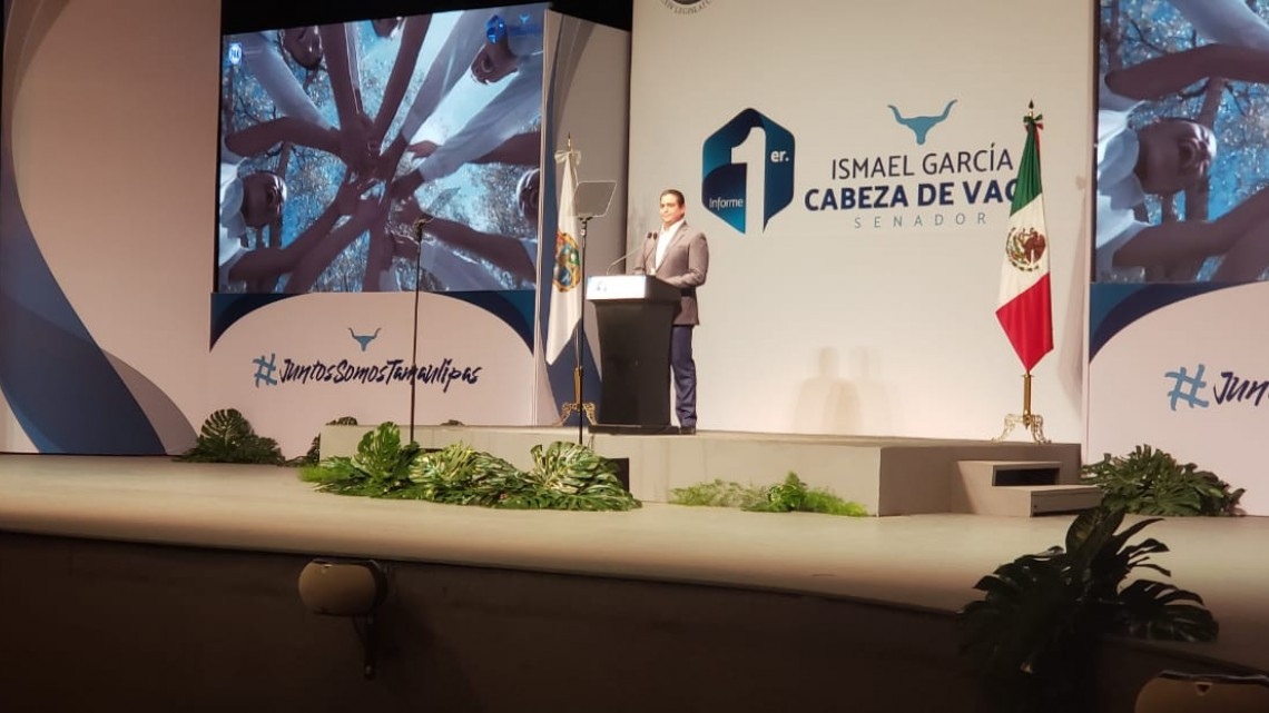 Presenta Ismael Primer Informe en Reynosa