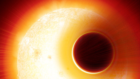 Descubren exoplaneta inflado con helio
