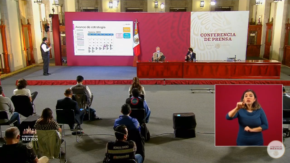 México supera 540 mil casos de COVID-19 