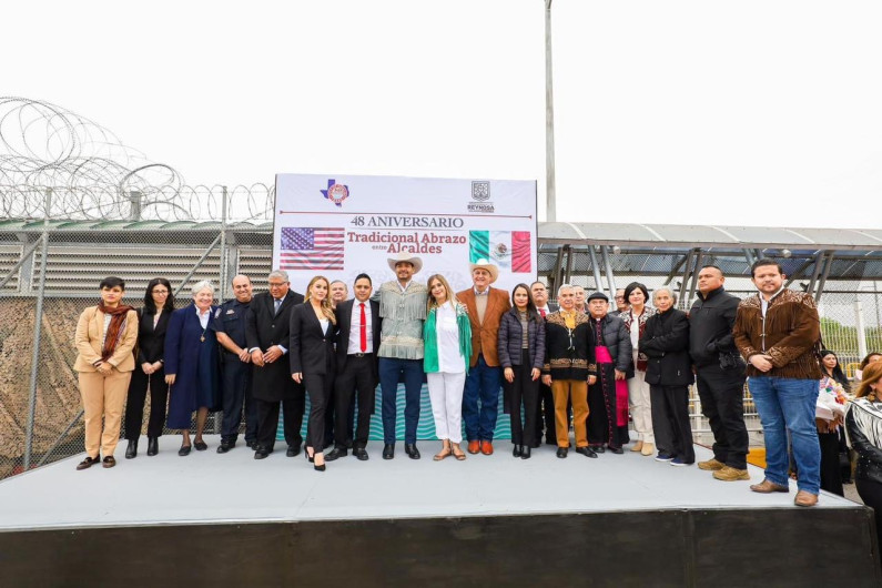 Refrendan con abrazo lazos de hermandad entre Reynosa- Hidalgo