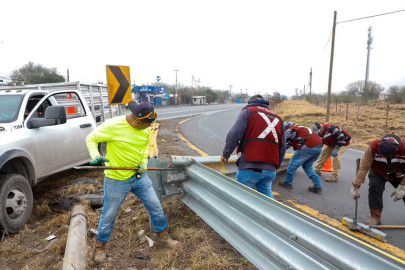Mejora Gobierno de Carlos Peña Ortiz seguridad en carretera 