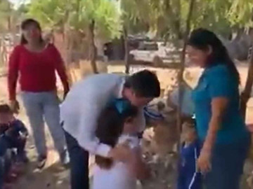 Alcalde toma de ejemplo a niña para hablar de sobrepeso