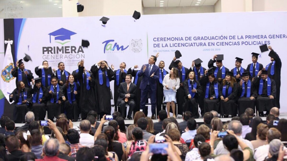 Se gradúa primera generación de la Licenciatura de Ciencias Policiales
