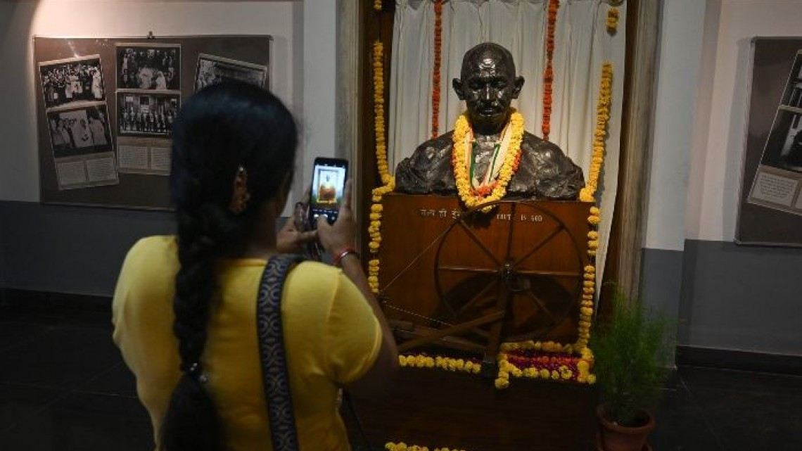  India realiza homenajes por el aniversario del natalicio de Mahatma Gandhi 