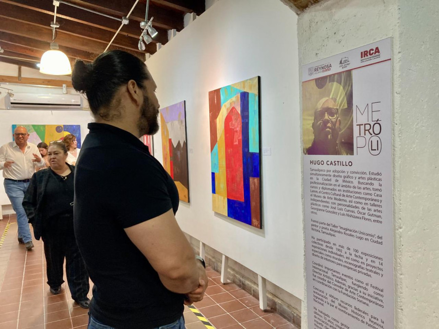 Impulsa Alcalde Carlos Peña Ortiz el arte con exposición plástica