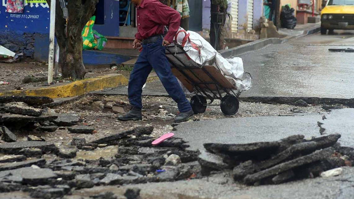 Cuernavaca sufre los estragos de las fuertes lluvias
