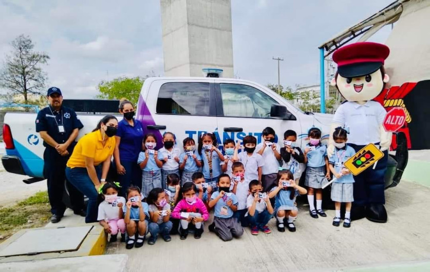 Instruye Gobierno de Reynosa con cultura vial a niños