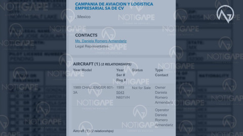 Desaparece avión que viajaba de Las Vegas a Monterrey. Ver lista aquí